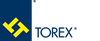 A marca TOREX representa equipamentos de tratamento de materiais em pó e granulados. 